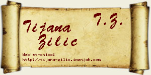 Tijana Žilić vizit kartica